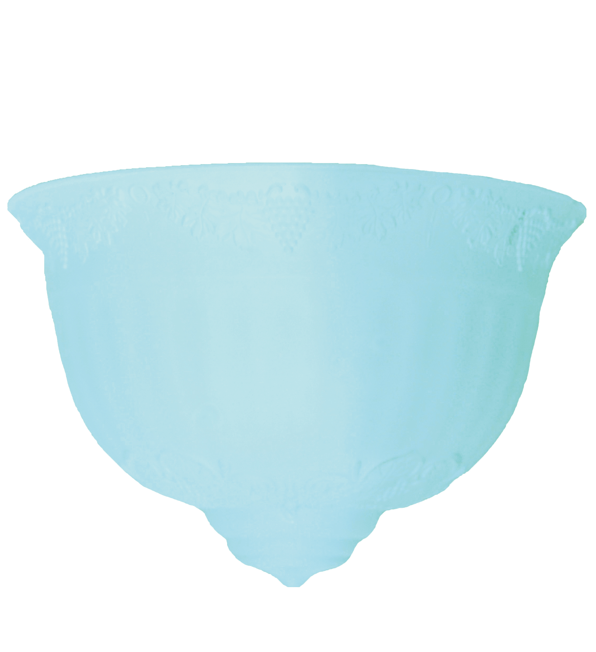 Кашпо Ангара настенное 26см зелёный мятный