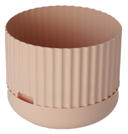 Кашпо Эффект 2,5л персик 