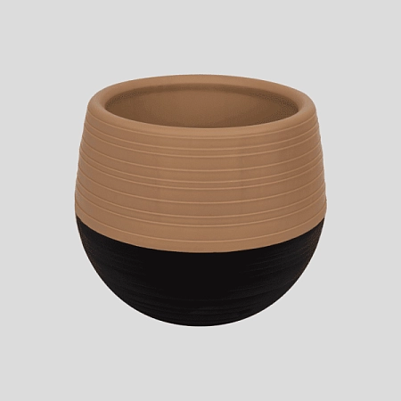 Кашпо Дуэт 2,5л комби шоколад- кофе с молоком