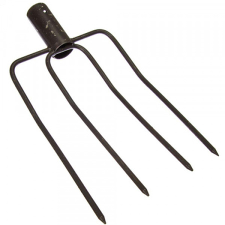 Вилы 4-рогие навозные сварные из калиброванной стали