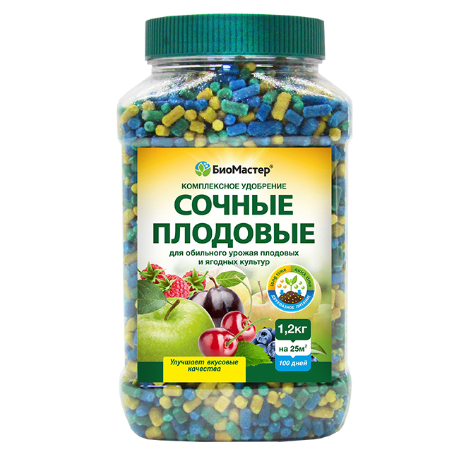 КМУ БиоМастер Сочные плодовые 1,2кг  банка