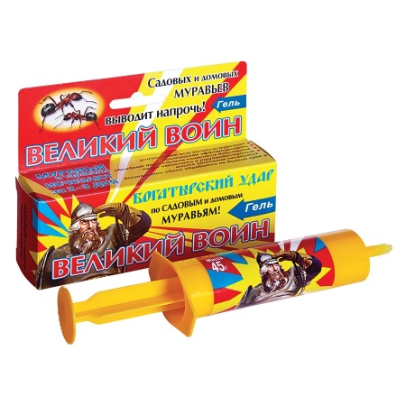 Гель Великий воин от муравьев,45гр