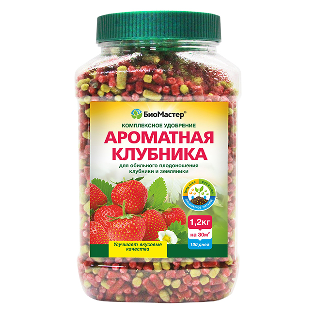 КМУ БиоМастер Ароматная клубника 1,2кг банка